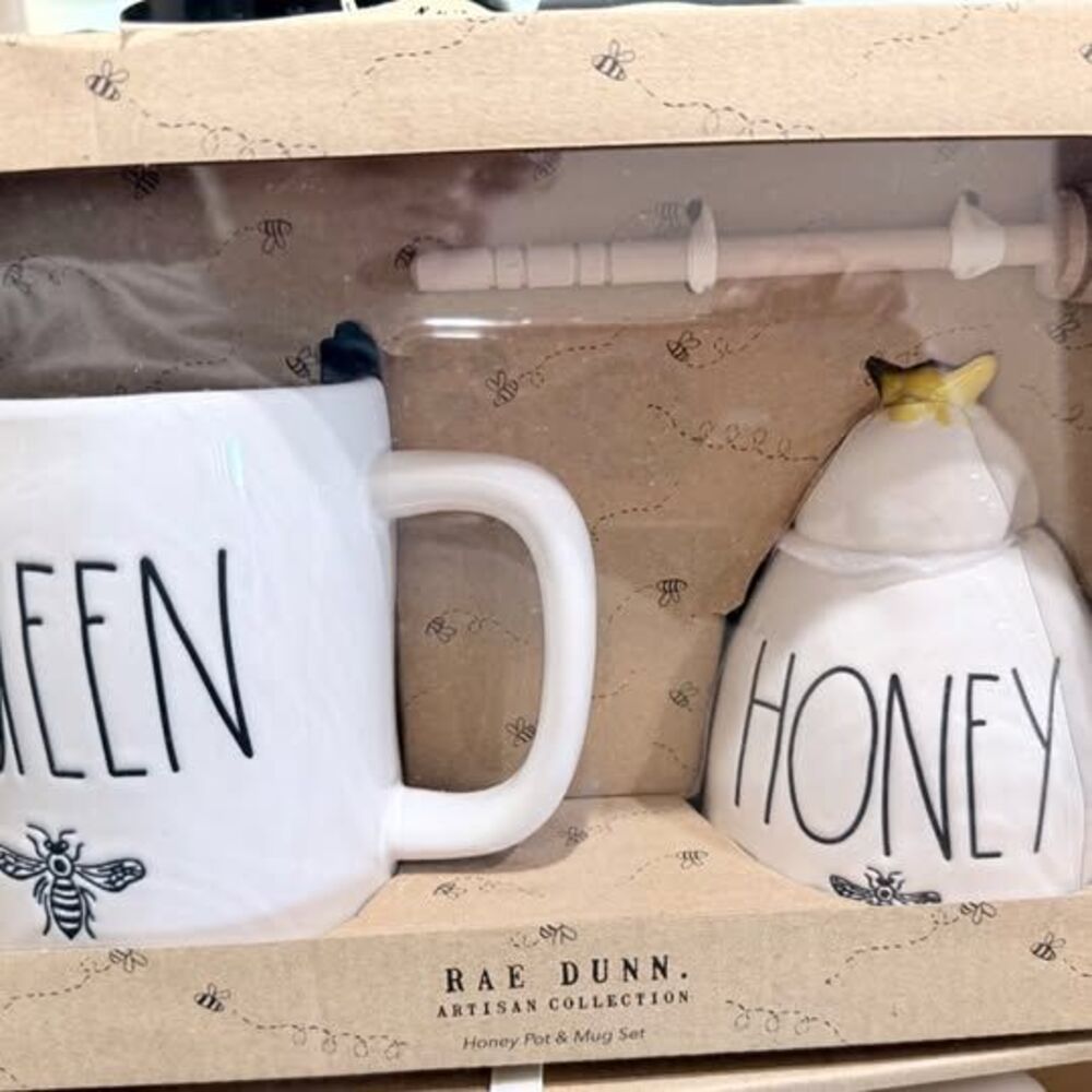 Rae Dunn Queen Bee Honey Set